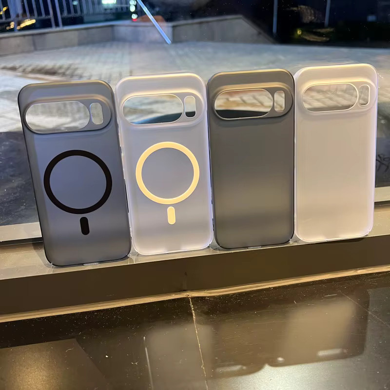 ForMagsafe Ultra Thin Case für Google Pixel 10 8 7 6 Pro, Rahmenlose magnetische Schutzhülle mit Kühlfunktion, Matt und Transparent - Bild 1