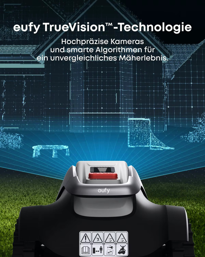 eufy Mähroboter E18 mit Smart-Navigation, Auto-Mapping und Hinderniserkennung - Bild 3