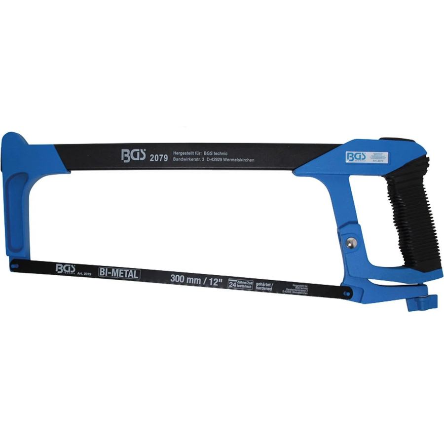 BGS Profi-Bogensäge extra schwer in Blau inklusive 300 mm HSS-Sägeblatt - Bild 2