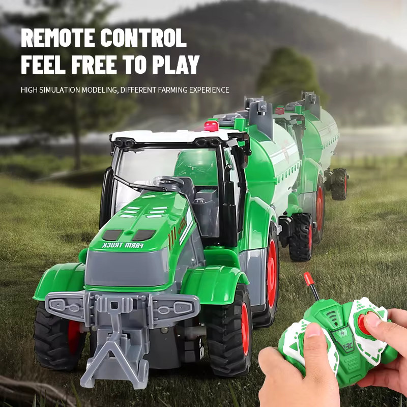 CONUSEA Farmer Traktor Fernbedienung, RC Lkw, 1:24, mit Licht - Bild 6