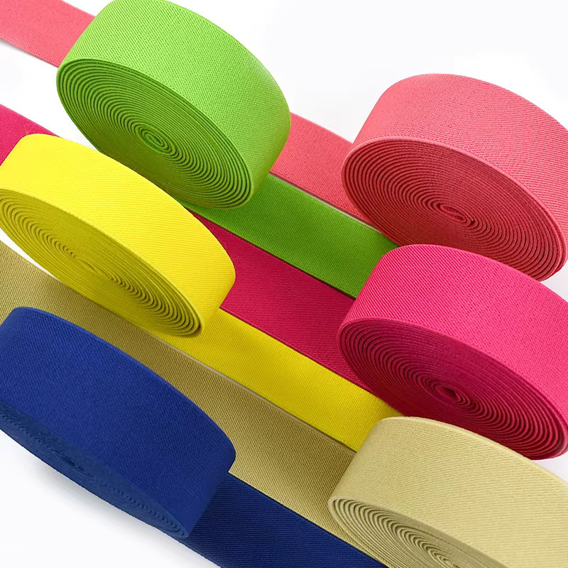 Meetee Elastisches Gummi-Stretch-Gurtband in Mehrfarbig für Nähen und DIY-Kleidungszubehör - Bild 2