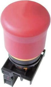 Eaton Not-Aus-Taster M22-PV/K01 mit 1Ö, Front, Rot/Gelb, IP66 - Bild 1