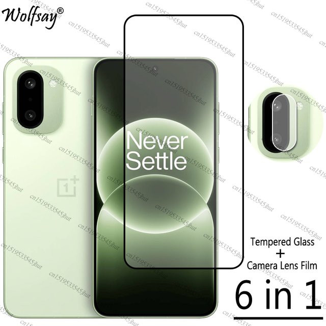 OnePlus 15R Panzerglas Display- und Kamera-Schutzset in Transparent - Bild 1