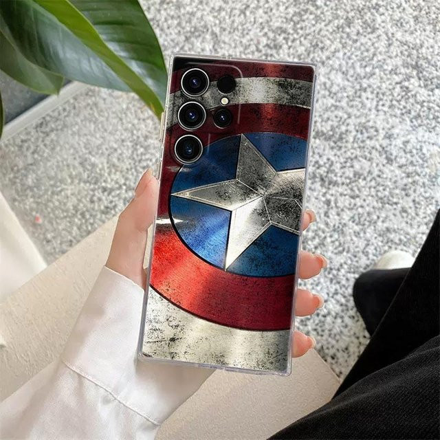 Marvel Transparente Schutzhülle für Samsung Galaxy S26 S25 S24 S23 S22 S21 S20 Ultra FE 5G mit Spiderman Venom Deadpool Design - Bild 1
