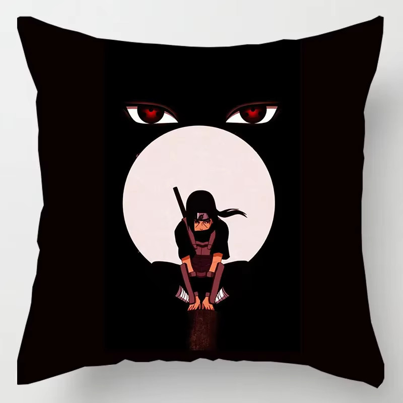 Bandai Naruto Anime Kissenbezug Uchiha Itachi Design in Rot - Bild 2