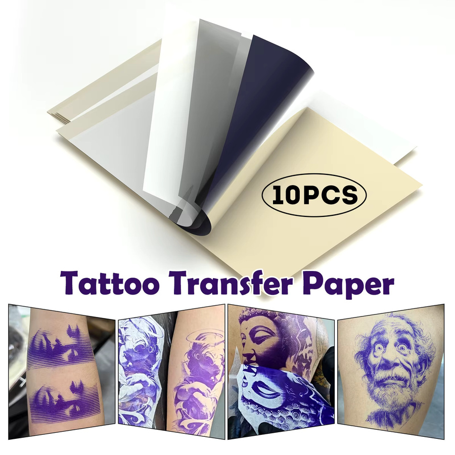 DQFART 10 Stück Professionelles Tattoo Transfer Papier für die Tattoo Praxis und Körperkünstler - Bild 4