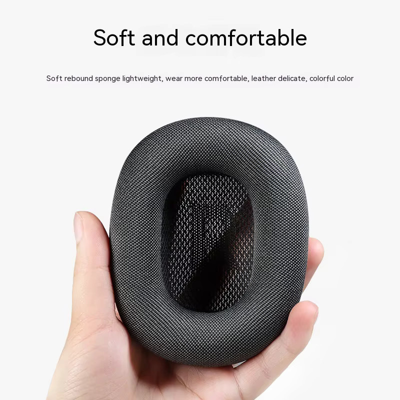 Ersatz-Ohrpolster aus Leder mit Memory-Schaum für Apple AirPods Max Over-Ear Kopfhörer - Bild 3