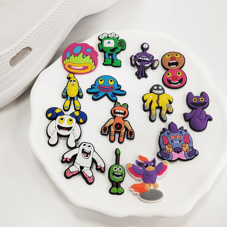 Hot Toys Schuh Charms, Monster Musik Spiel Cartoon-Serie, Kinder - Bild 2