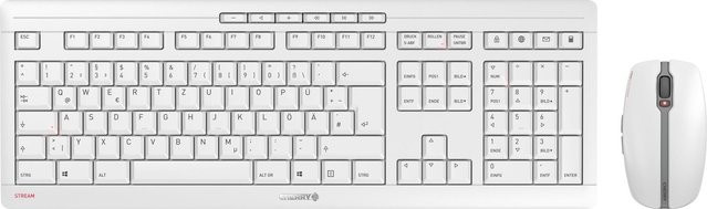 Cherry Stream Desktop Recharge Tastatur RF Wireless Nordic Grey JD-8560PN-0 - Bild 1