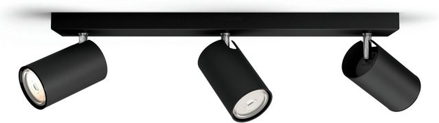 Philips MyLiving Kosipo LED Deckenstrahler 3-flammig Schwarz - Bild 1