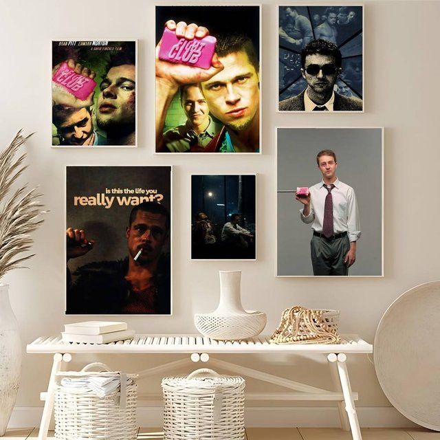 52TOYS Fight Club Poster HD-Kunst wasserdichte Wanddekoration für dein Zuhause - Bild 1
