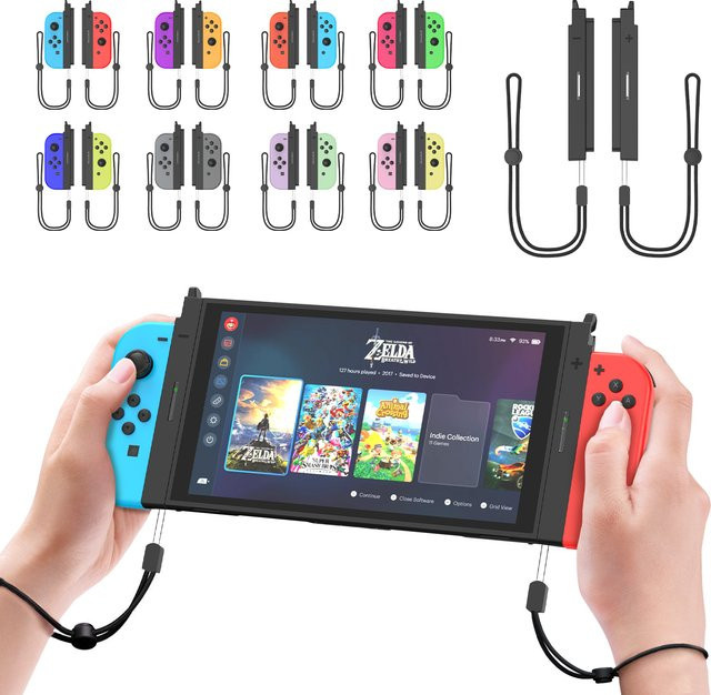 JYS Adapter für Switch Gen 1 Joy-Con-Controller zur Switch Gen 2-Konsole mit magnetischem Design in Schwarz - Bild 1