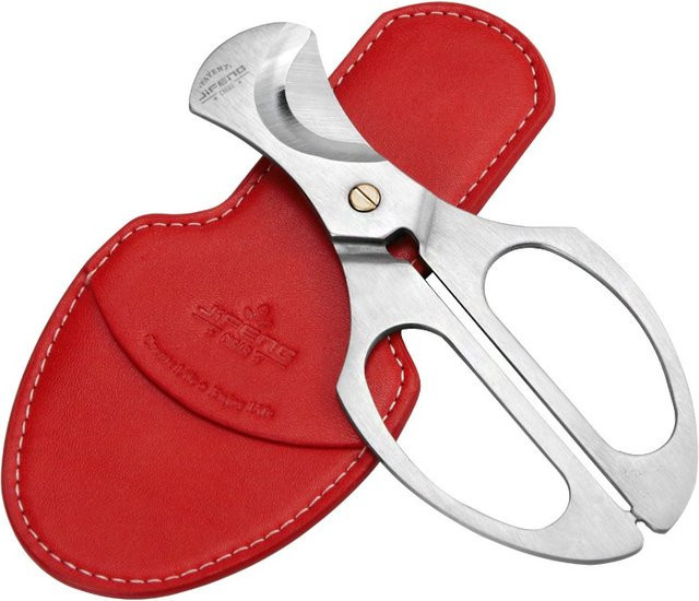 Tragbarer Zigarrenschneider aus Edelstahl in Silber mit doppelschneidiger Klinge für Raucherzubehör - Bild 1