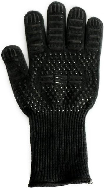 Feuerfeste BBQ-Handschuhe von Household supplies MH zur Wärmeisolierung bei hohen Temperaturen bis 800 Grad aus Aramid und Silikon, Unisex - Bild 1