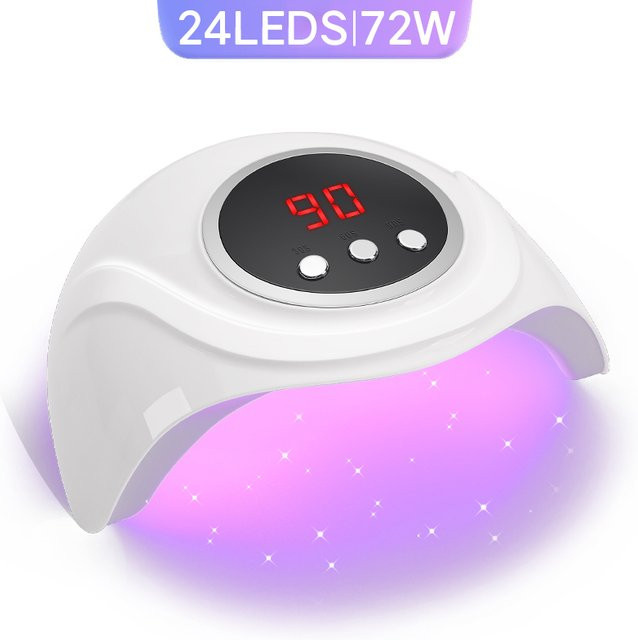 DianaBeauty UV LED Nagellampe, 72W, 24 LEDs, mit automatischer Erkennung - Bild 1