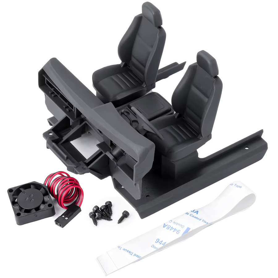 AXSPEED 3D-gedruckter simulierter Innenraum mit zentralem Steuersitz, 1:18, Zubehör - Bild 3