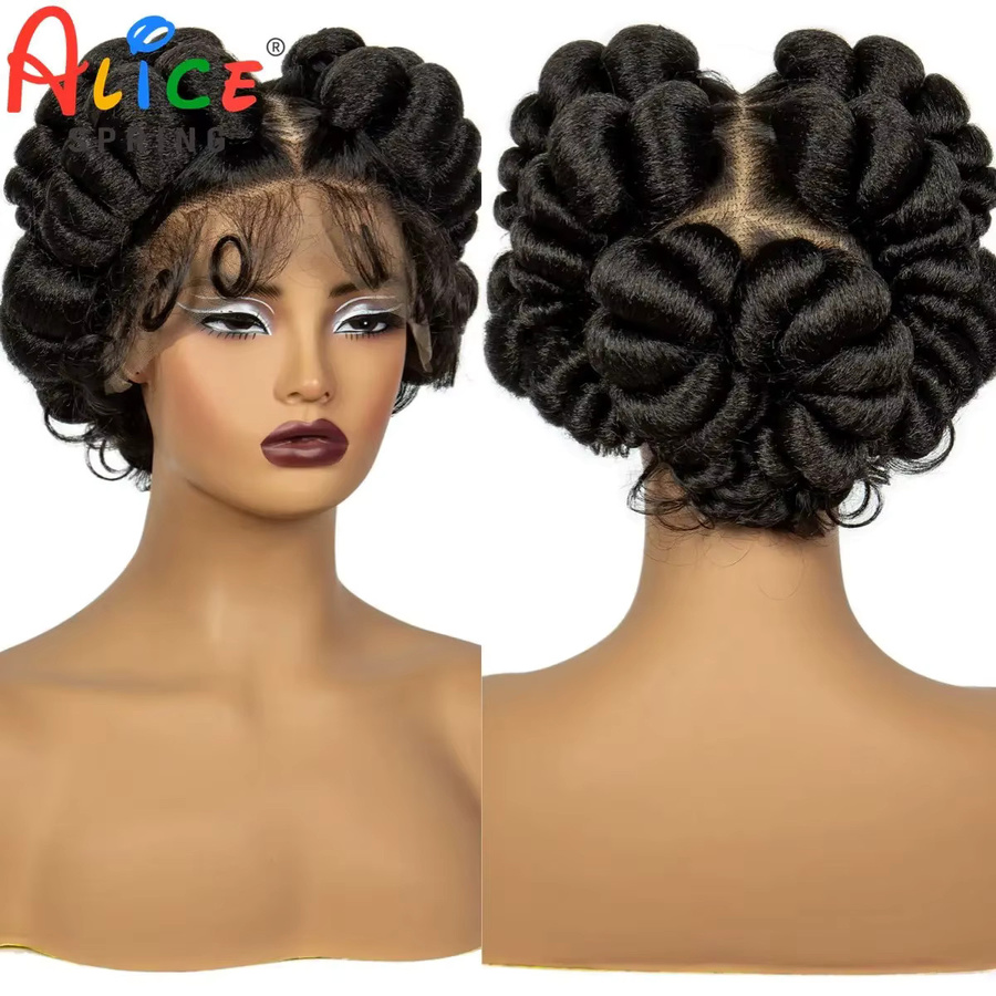 Alice Spring Bantu Synthetische Geflochtene Perücke, Unisex - Bild 3