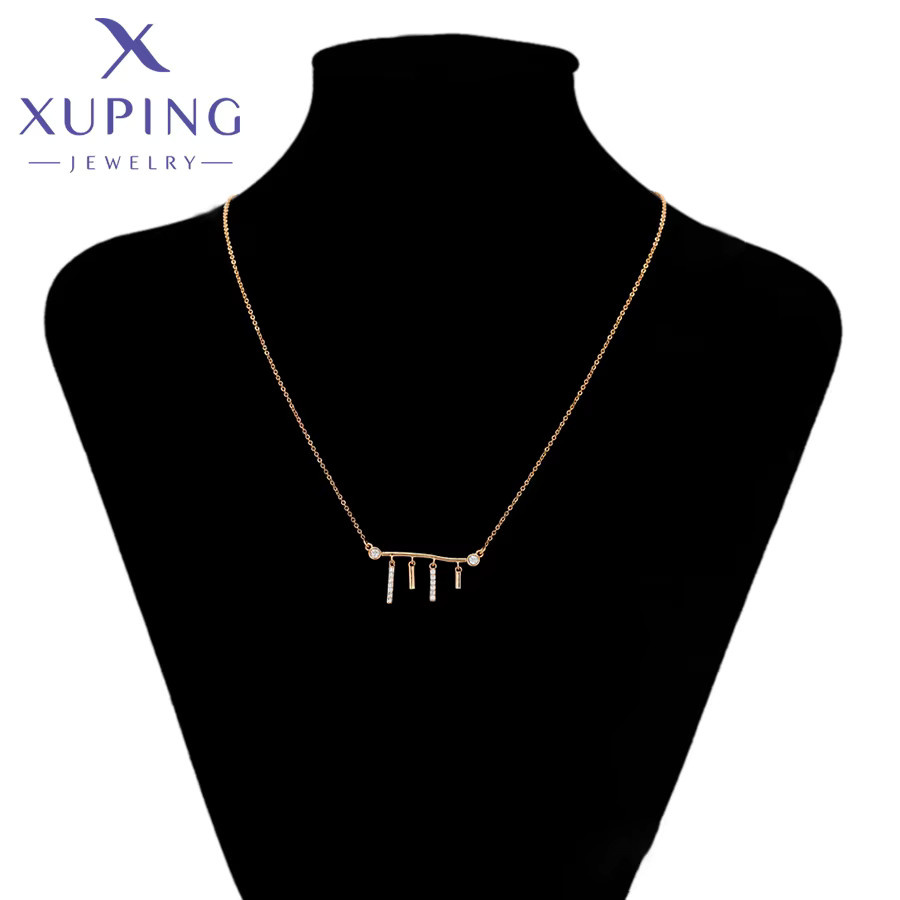 Xuping Halskette Anhänger, Gold, Zirkonia, Damen - Bild 2