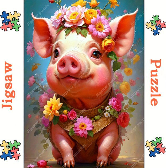 AZNM Puzzle, Tiere, Bunt / Mehrfarbig - Bild 1