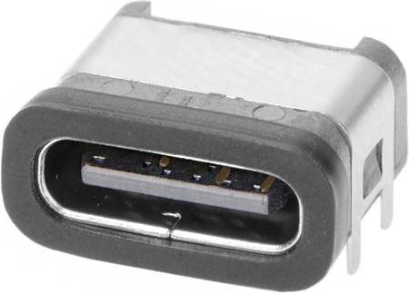 Molex 2171760001 6p Top IPX5 USB-C Stecker in Schwarz und Gold - Bild 1