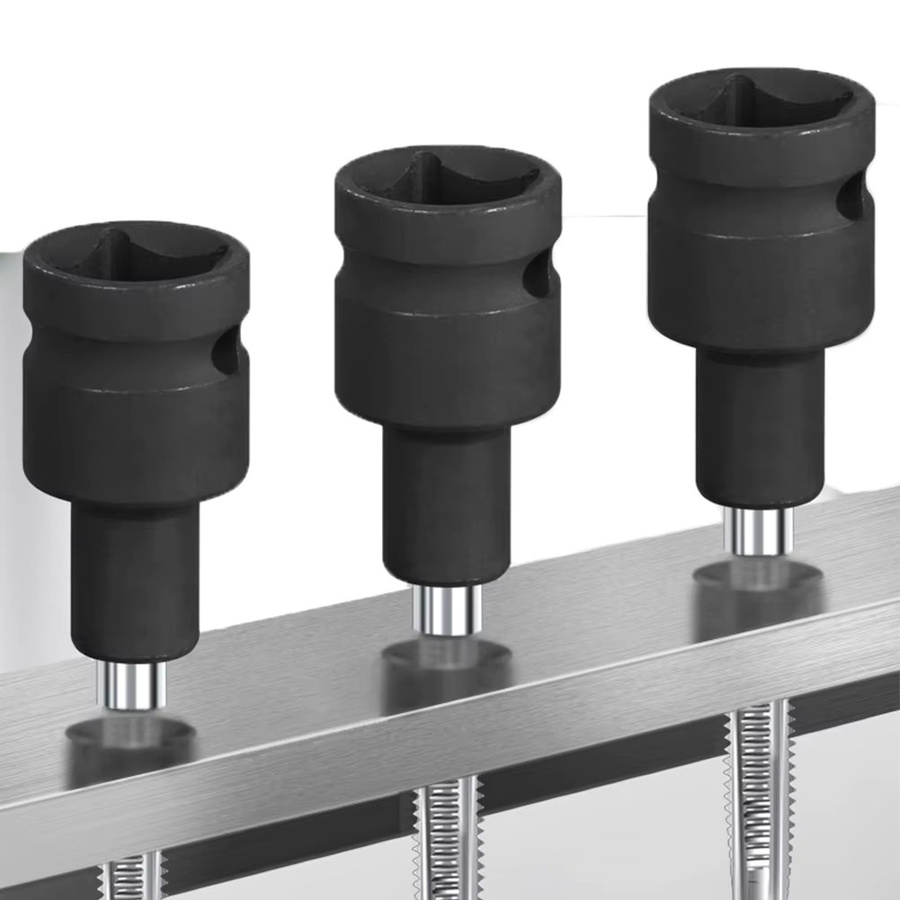 VIBRATITE 5er Set Platzschrauben und Buchsen 1/2 Zoll für elektrische Schlagschrauber, Gewindeadapter für 6-14mm - Bild 5