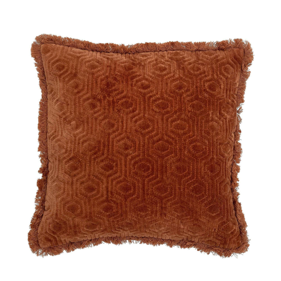 Bloomingville Kissen Mahado aus Baumwolle in Orange, B/T/H: 45 x 45 x 45 cm - Bild 1