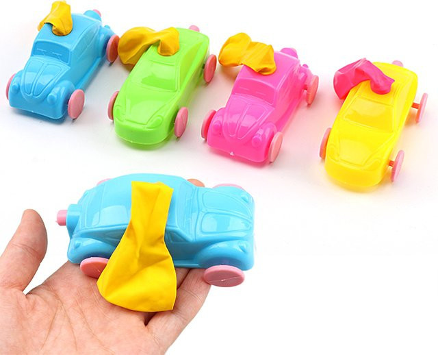 TMZ DIY Ballon Recoil Auto, Fahrzeuge, Bunt / Mehrfarbig, Kunststoff - Bild 1
