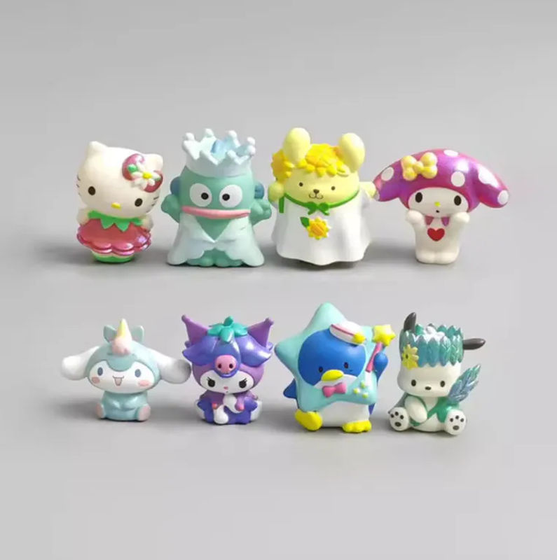 Spot Ugly Fish Pudding Blind Box Sanrio Mini-Ornamente aus Kunststoff, mehrfarbig - Bild 2