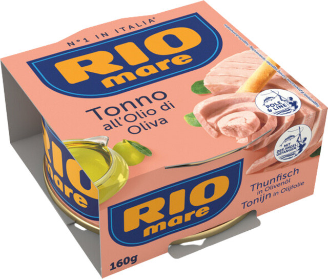 Rio Mare Thunfisch in Olivenöl Angelfang 160 g - Bild 1