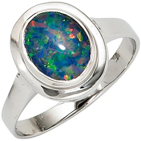 Colfem Ring 585 Weißgold, Damen, Ringgröße 58 - Bild 1