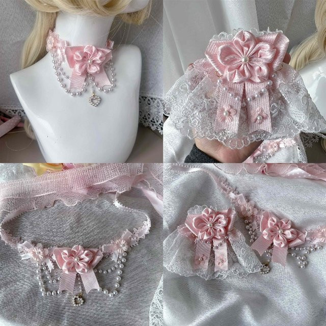 Halskette rosa, Perle, Damen - Bild 1