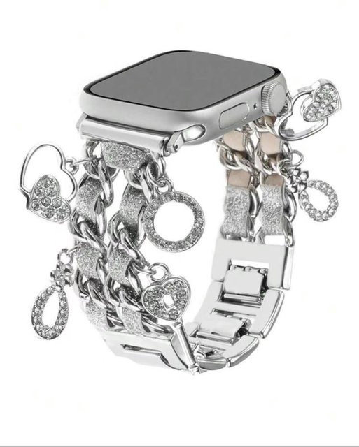iwujiao Uhrenarmband Edelstahl, Silber, Damen - Bild 1