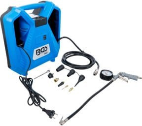 BGS Mobiler Druckluft Kompressor 3386 in Blau - Bild 2
