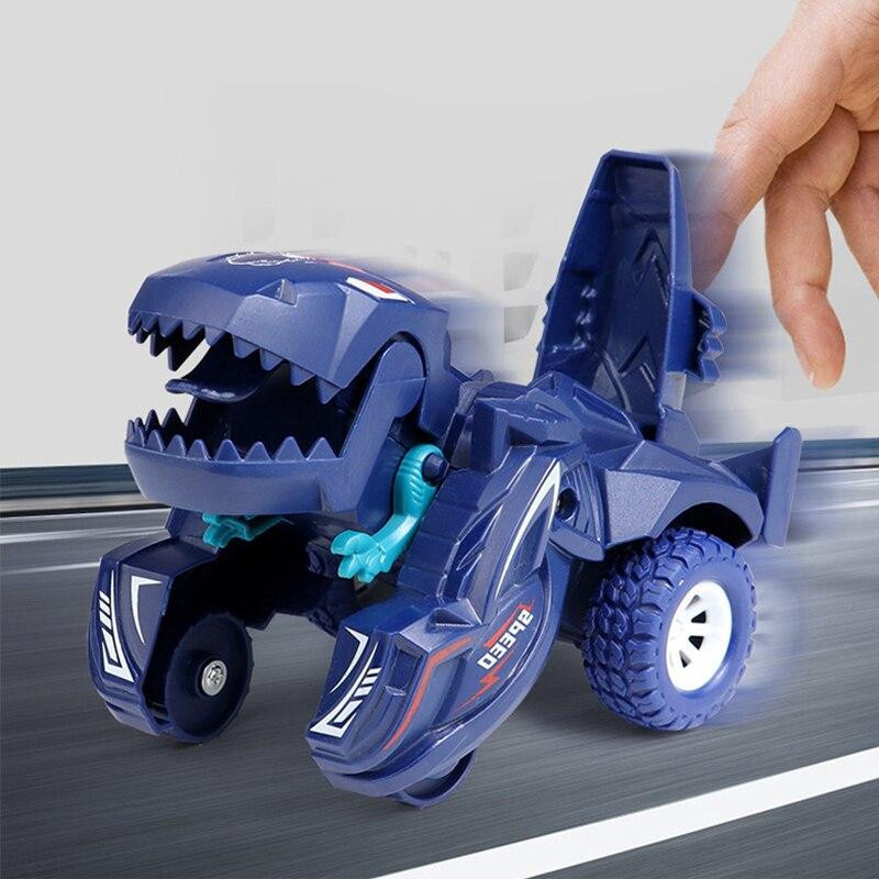 Best Life 888 Transformierendes Dinosaurier-Auto, blau - Bild 1