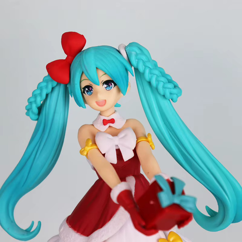 Bandai Hatsune Miku Figur, rotes Kleid, Anime, Einzelfigur - Bild 3