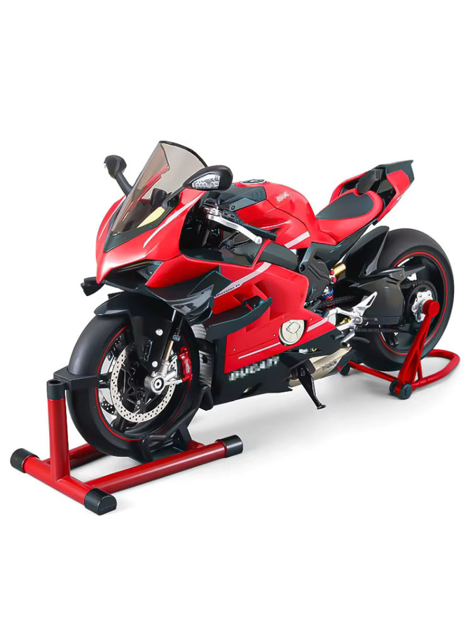 WELLY V4S-Motorradmodell, 1:7, Druckguss aus Legierung, mit Raucheffekt, Licht und Sound - Bild 5