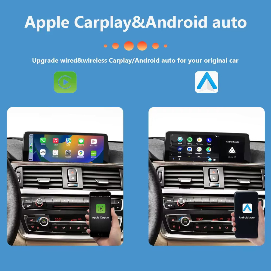 BONROAD Wireless CarPlay Android Auto und Airplay Autolink Mirroring Adapter MMI Box Modul für BMW NBT-System, Schwarz - Bild 5