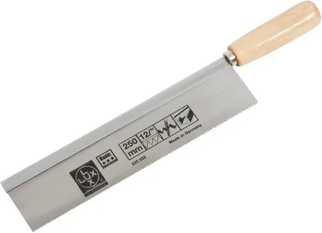 LUX-TOOLS Manuelle Feinsäge in Silber für Holz - Bild 1