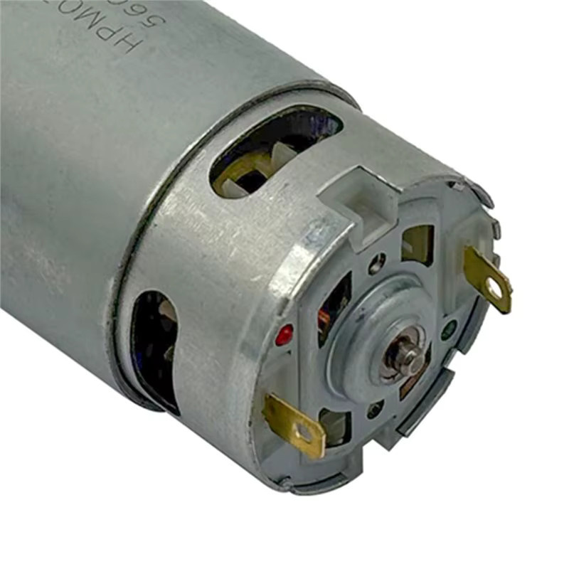 ABJN Ersatzmotor für Teeblatt-Scheren und Heckenscheren, 18/24 V, gebürsteter Motor mit 9-Zahn-D-Typ-Trimmer, Farbe: Silber - Bild 3