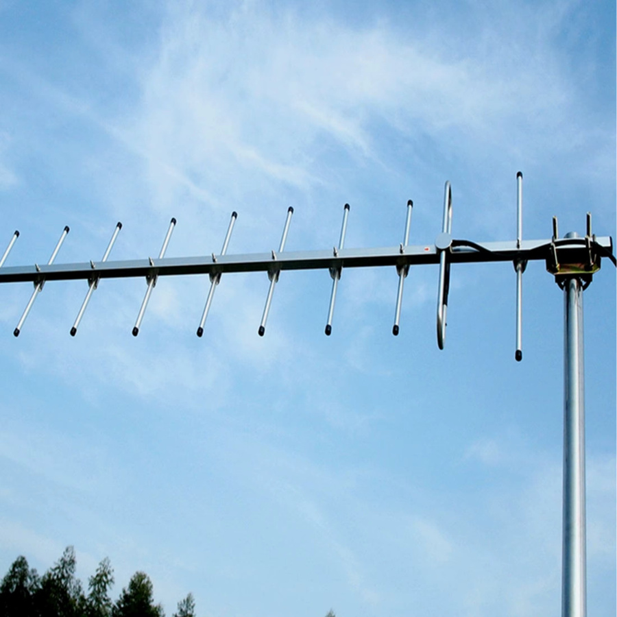 SignalPlus Outdoor Yagi-Antenne 14dBi mit hohem Gewinn für 433MHz und 315MHz IoT, wetterfeste Langstrecken-Richtantenne in Silber mit N-Buchse Anschluss - Bild 2