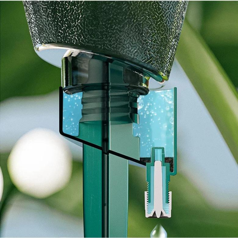 Automatischer Bewässerer für Haushalt und Garten mit Tropfbewässerung und Timing-Funktion, transparent, Kunststoff - Bild 2