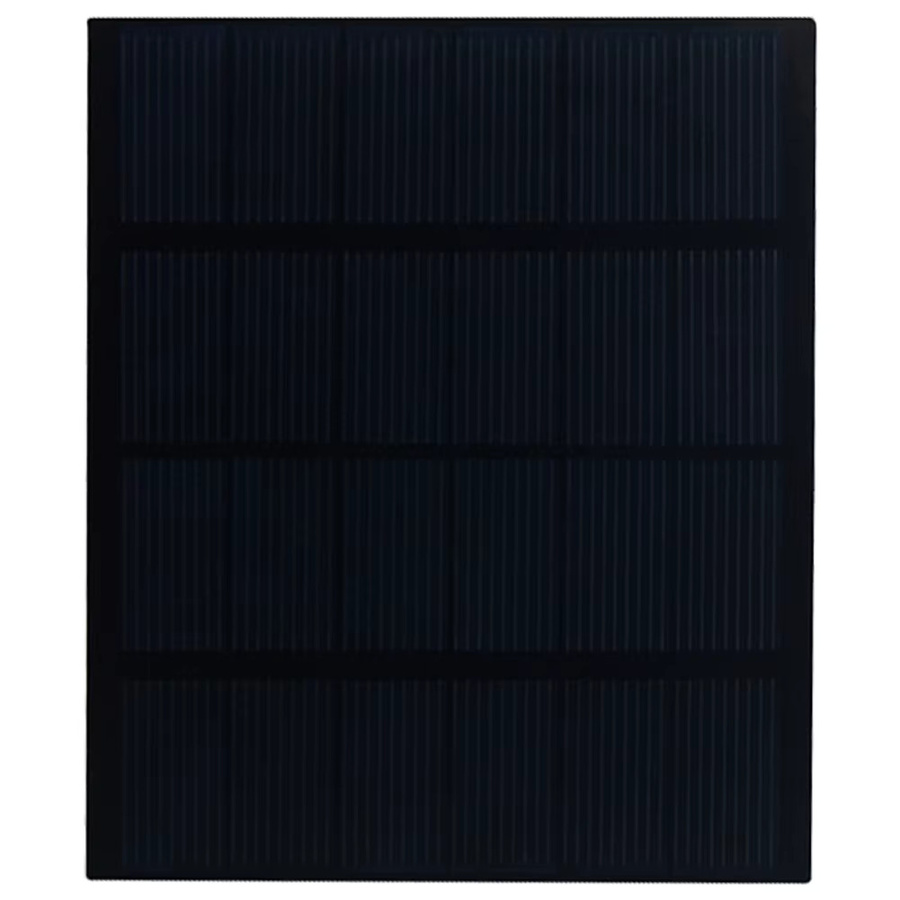 ALLOYSEED Solarpanel 1,5W 6V Schwarz Wasserdichtes Outdoor-Solarmodul für Ventilatoren, Außenlampen und Pumpen - Bild 3