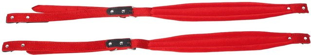 Professionelles Akkordeon Gurtzeug Universal aus PU-Leder mit verstellbaren Schultergurten in Rot - Bild 1