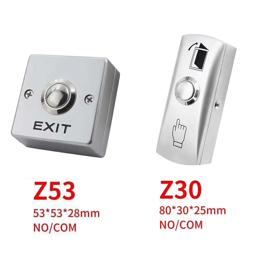 LUCKING DOOR Exit-Taste aus Zinklegierung für Tür-Zutrittskontrollsysteme - Bild 1