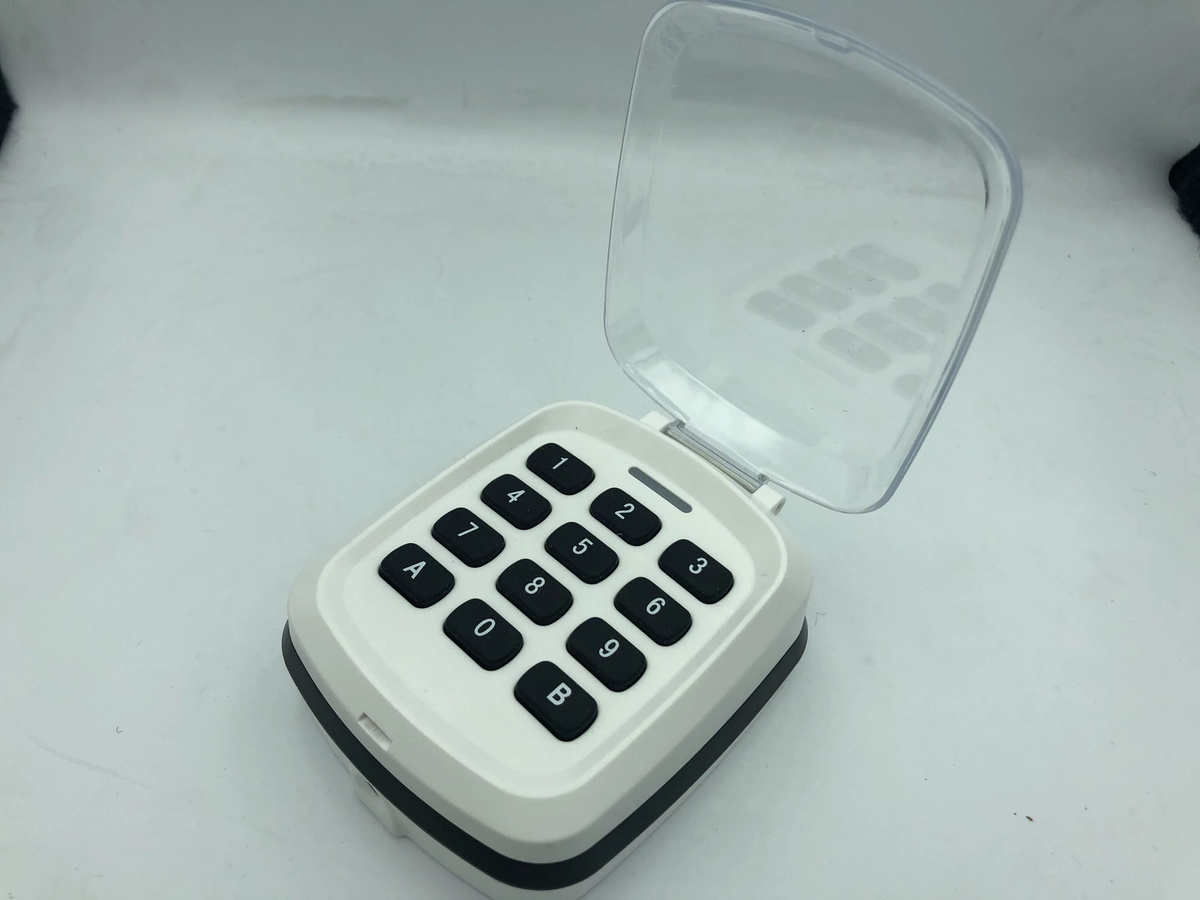 Universelle kabellose Rolling-Code-Tastatur für Garagentoröffner in Weiß (315 MHz/433 MHz/868 MHz) - Bild 3