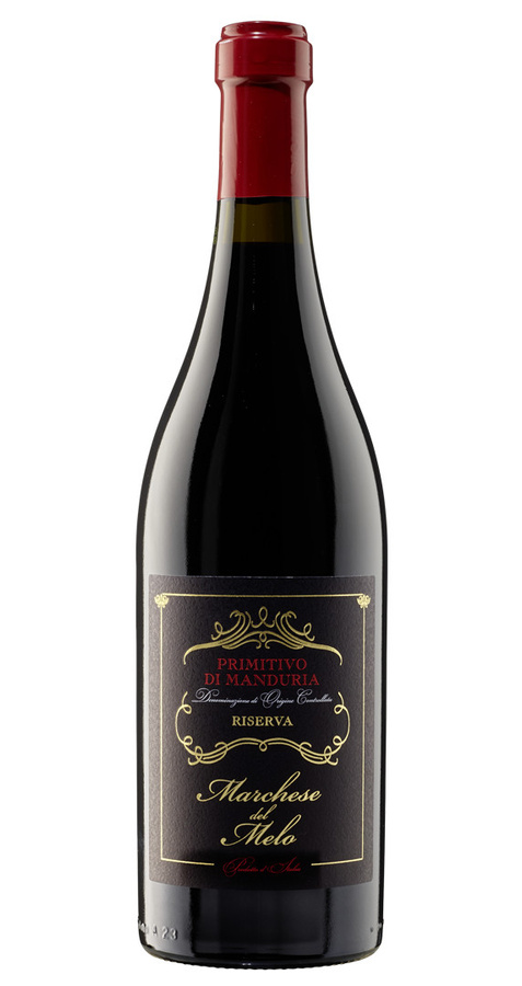 Marchese del Melo Primitivo di Manduria Riserva 2022, Primitivo, Rotwein, 0,75 l - Bild 2