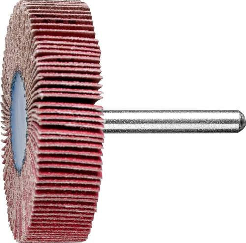 PFERD Keramikkorn Fächerschleifer CO-COOL120 mit Durchmesser 60 mm, Breite: 15 mm und Schaft-Durchmesser: 6 mm, Farbe: rot, 10 Stück - Bild 1