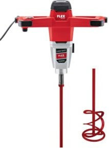 Flex 2-Gang-Rührer MXE 1602 mit Wendelrührer HP2 160 in Rot, 1600 W, mit 3-Stufen Drehzahlschalter - Bild 1