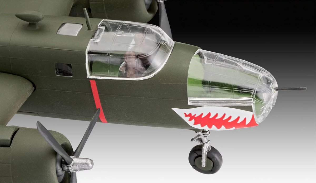 Revell B-25 Mitchell Click-System Bomber Grau - Bild 4