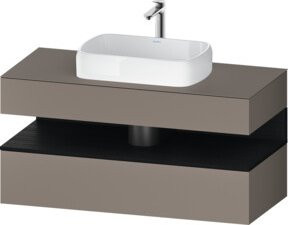 Duravit Waschtischunterschrank Qatego in Weiß, B/T/H: 120 x 55 x 60 cm - Bild 1